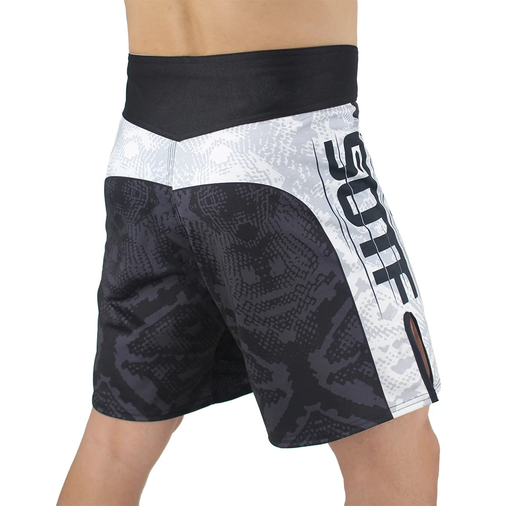 SOTF Snake Scale MMA Shorts – Breathable Muay Thai & Boxing