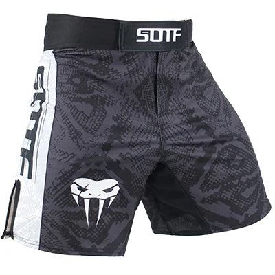 SOTF Snake Scale MMA Shorts – Breathable Muay Thai & Boxing
