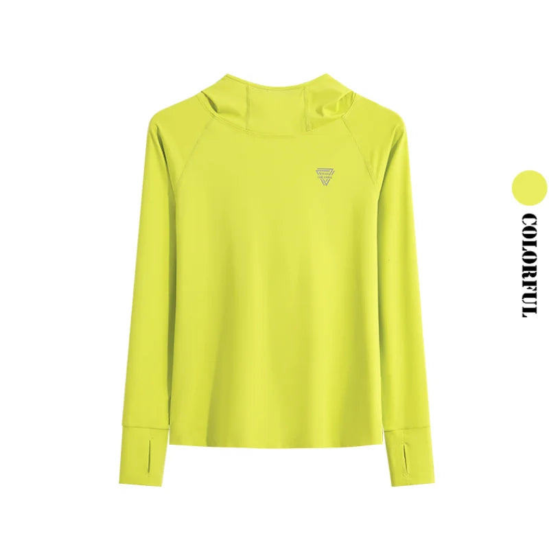 DRUR Women’s Yoga Hoodie – Lightweight Long-Sleeve Fitness Top