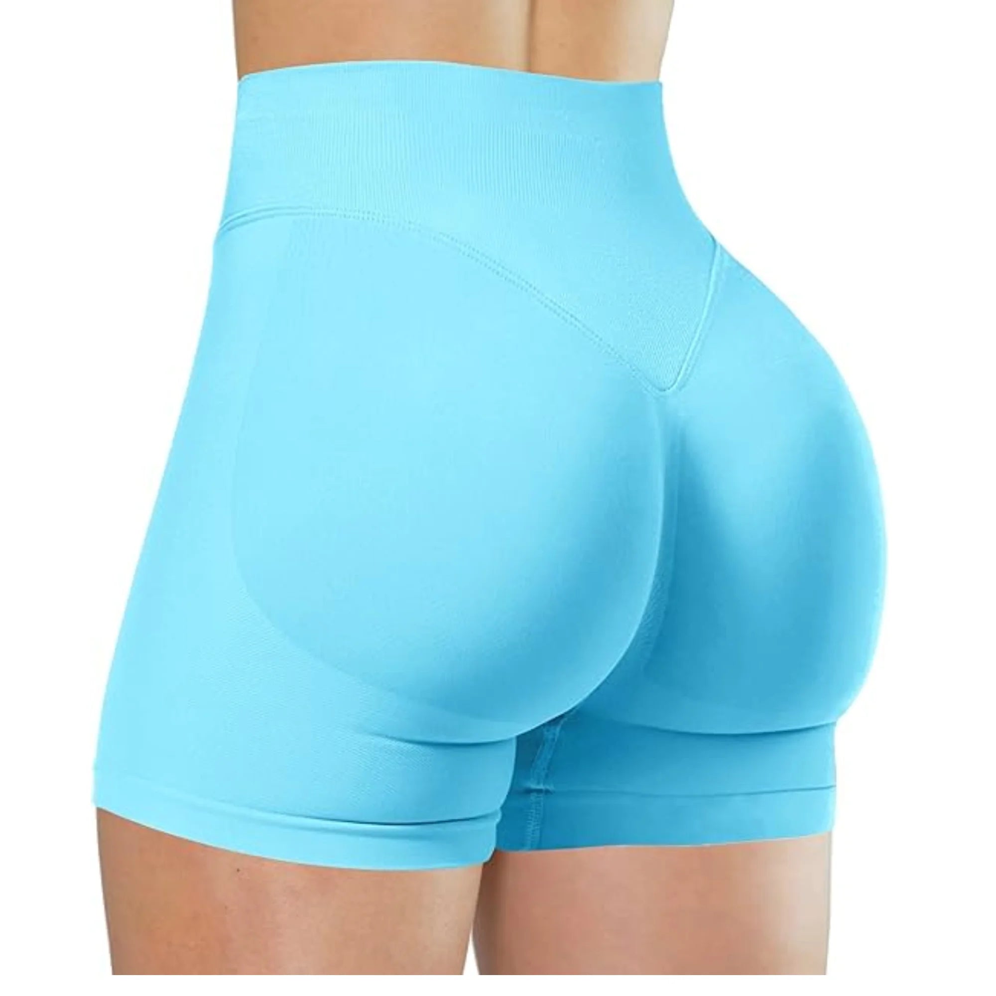 High-Waisted Summer Yoga Shorts – Fashionable & Comfortable