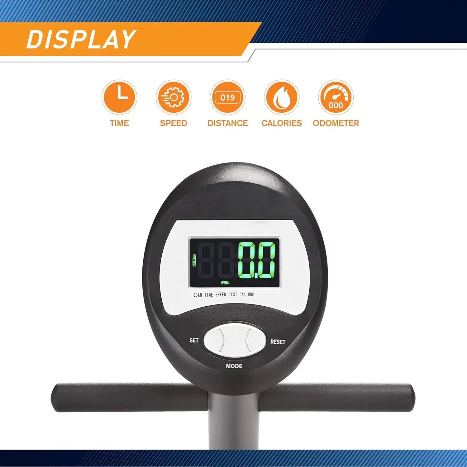 Home Exercise Bike – Adjustable Magnetic Resistance for Cardio