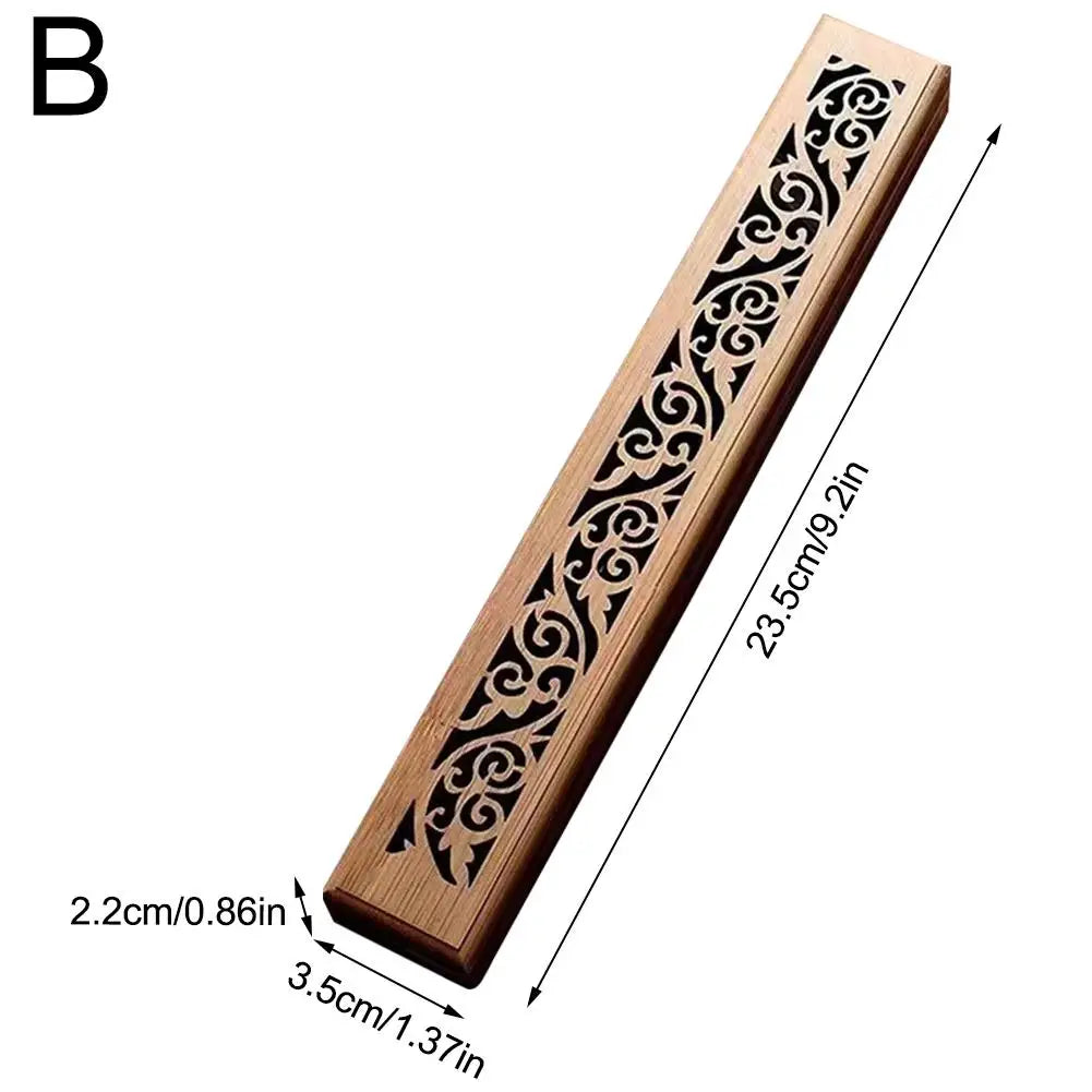 Bamboo Incense Holder – Anti-Ash Japanese Style