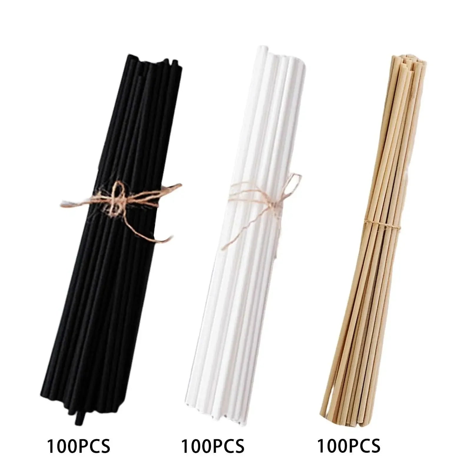 100pcs Reed Diffuser Sticks – 3mm Fiber Aromatherapy Refill