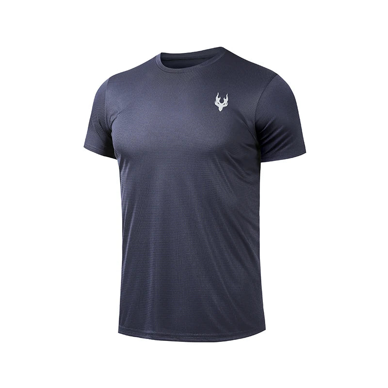 Men’s Quick-Dry Running T-Shirt – Summer Sports & Gym Tee