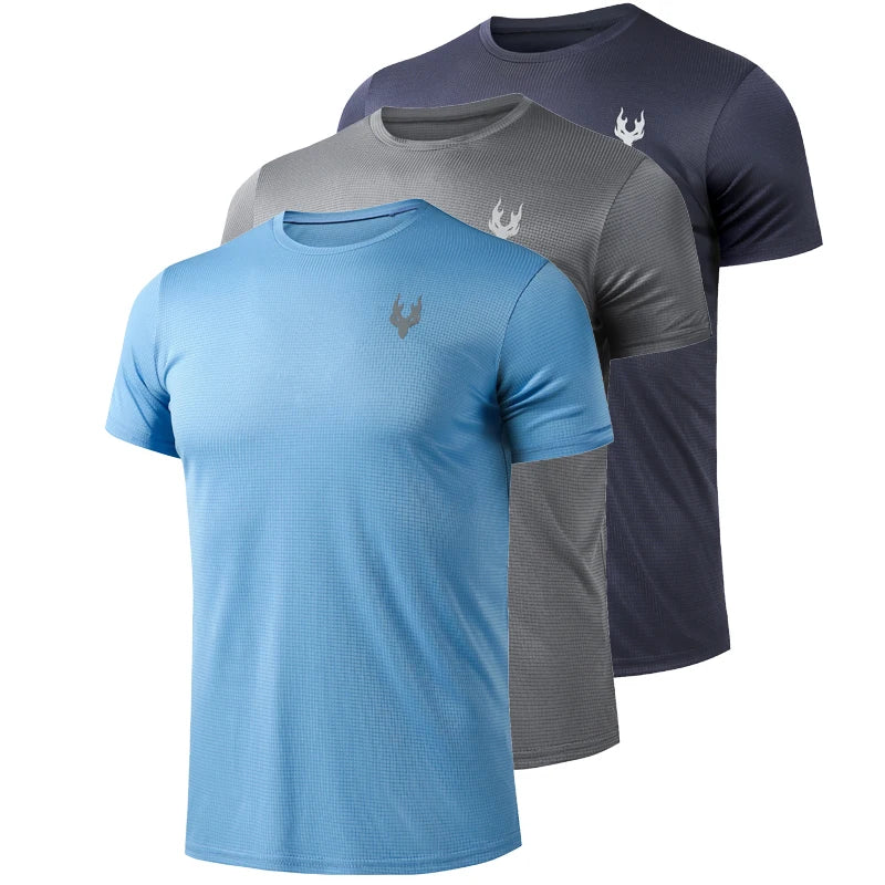 Men’s Quick-Dry Running T-Shirt – Summer Sports & Gym Tee