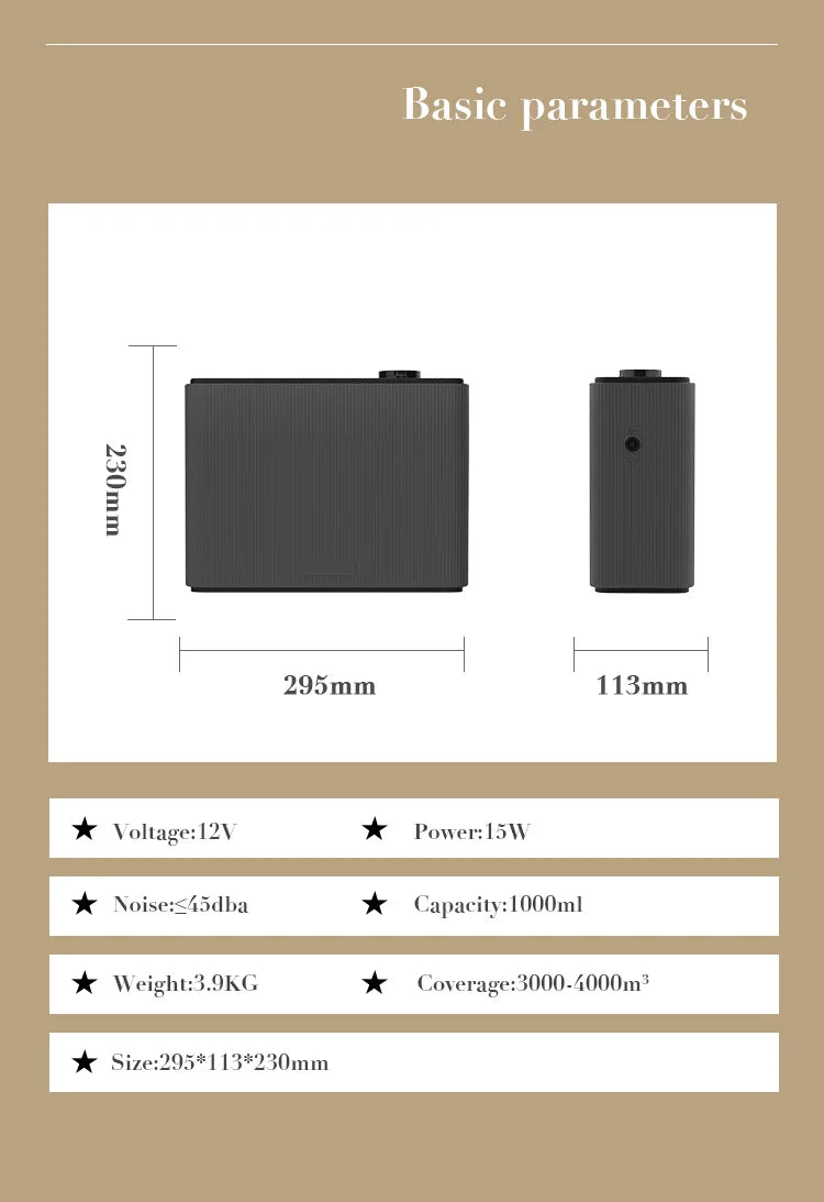 NAMSTE 4000m³ Smart Fragrance Diffuser – HVAC & Home Use