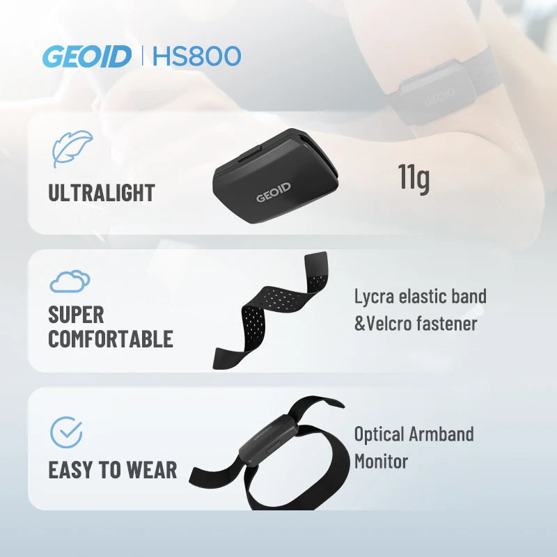 GEOID Heart Rate Monitor – Armband & Chest Strap