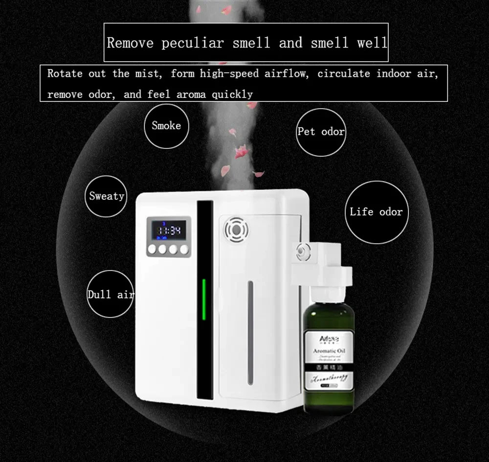Wall-Mounted Scent Machine – 160ML Aroma Diffuser