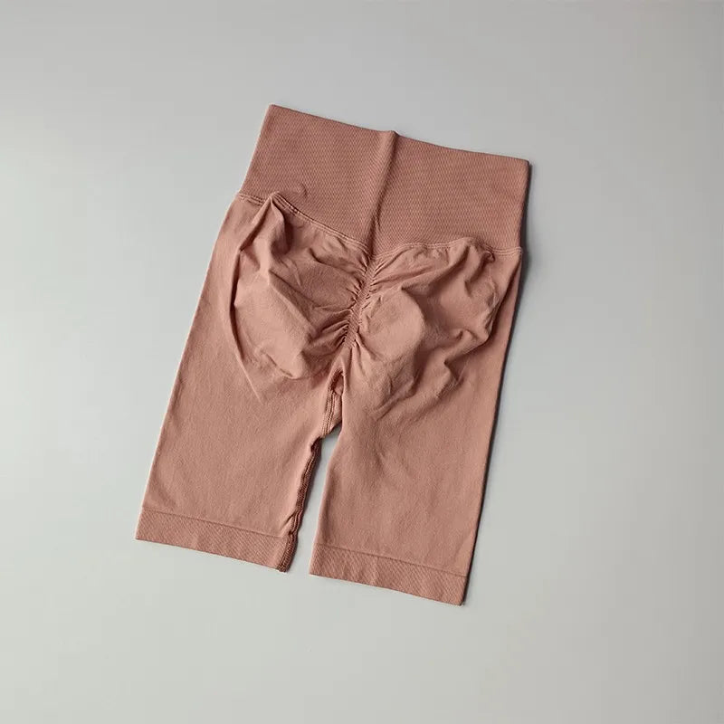 Women’s High-Waist Yoga Shorts – Tummy Control & Hip Lift