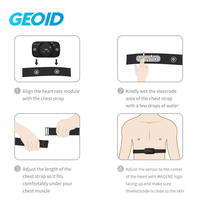 GEOID Heart Rate Monitor – Armband & Chest Strap