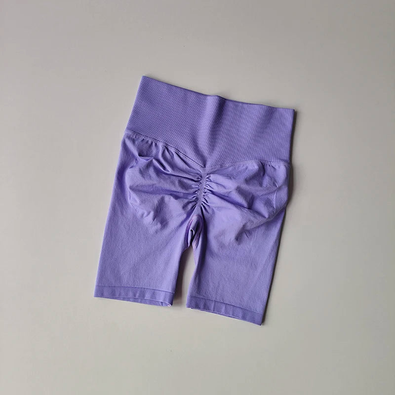 Women’s High-Waist Yoga Shorts – Tummy Control & Hip Lift