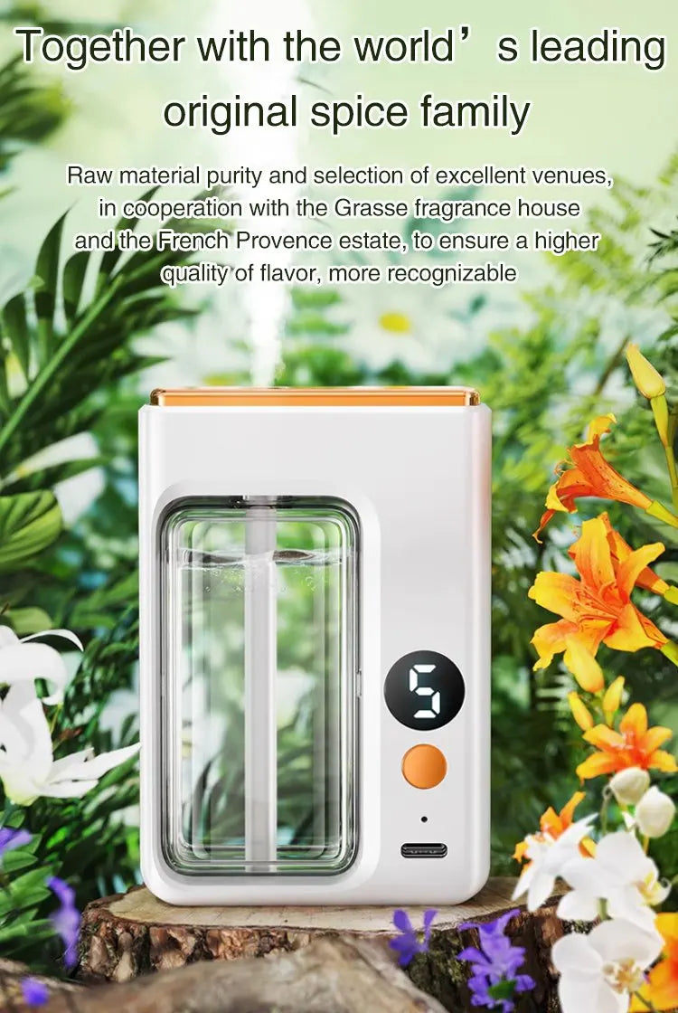 Automatic Car Aroma Diffuser with Display