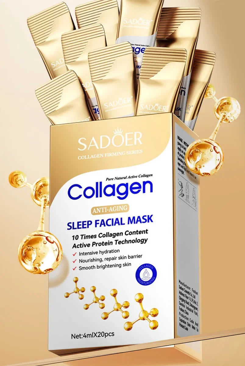 SADOER Collagen Sleeping Face Mask – 30pcs
