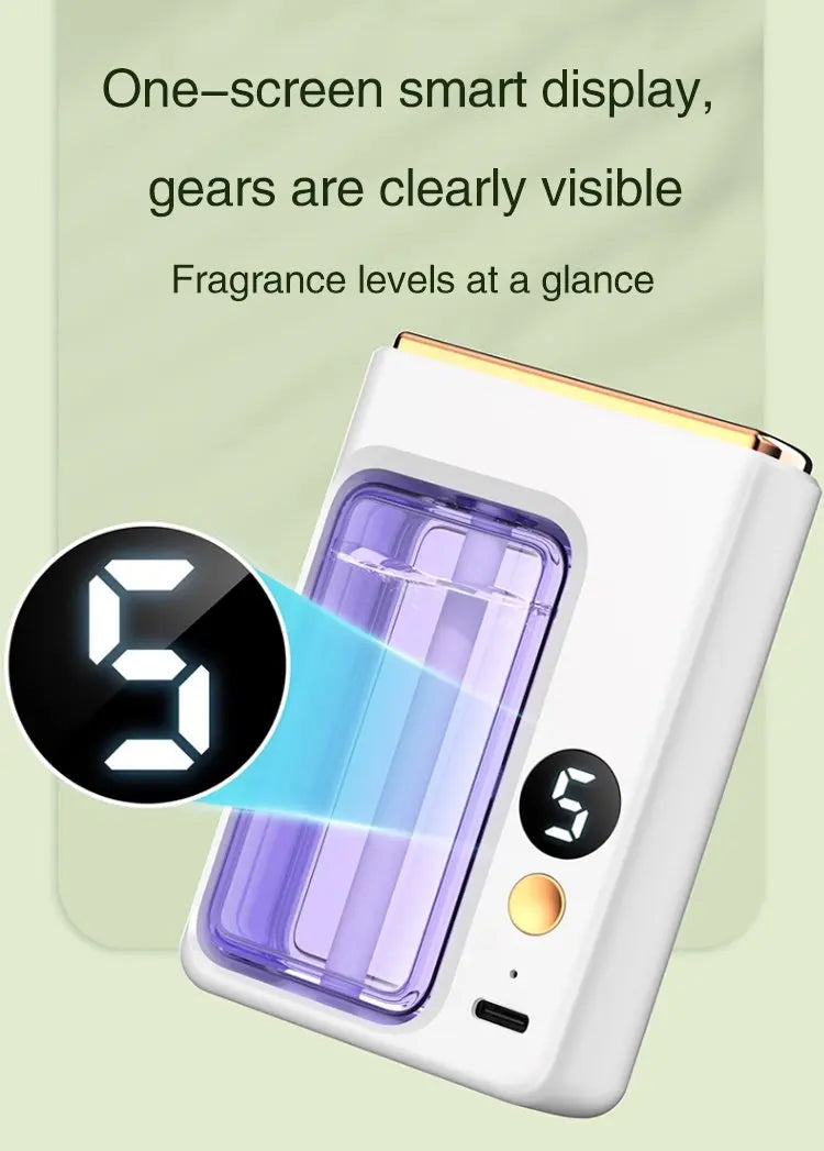 Automatic Car Aroma Diffuser with Display