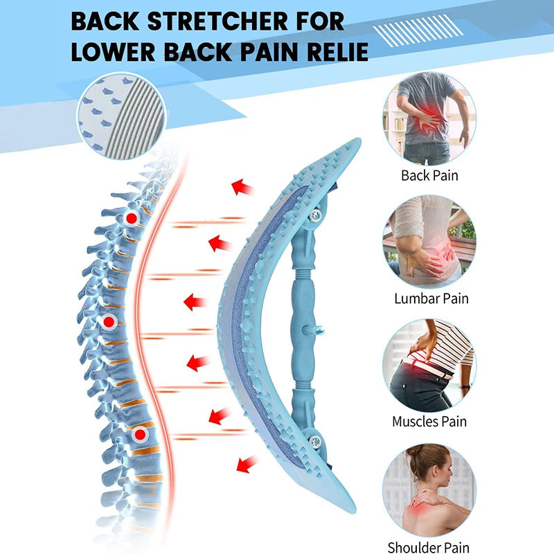 Lumbar Stretching Massager – Spine Correction & Back Relief
