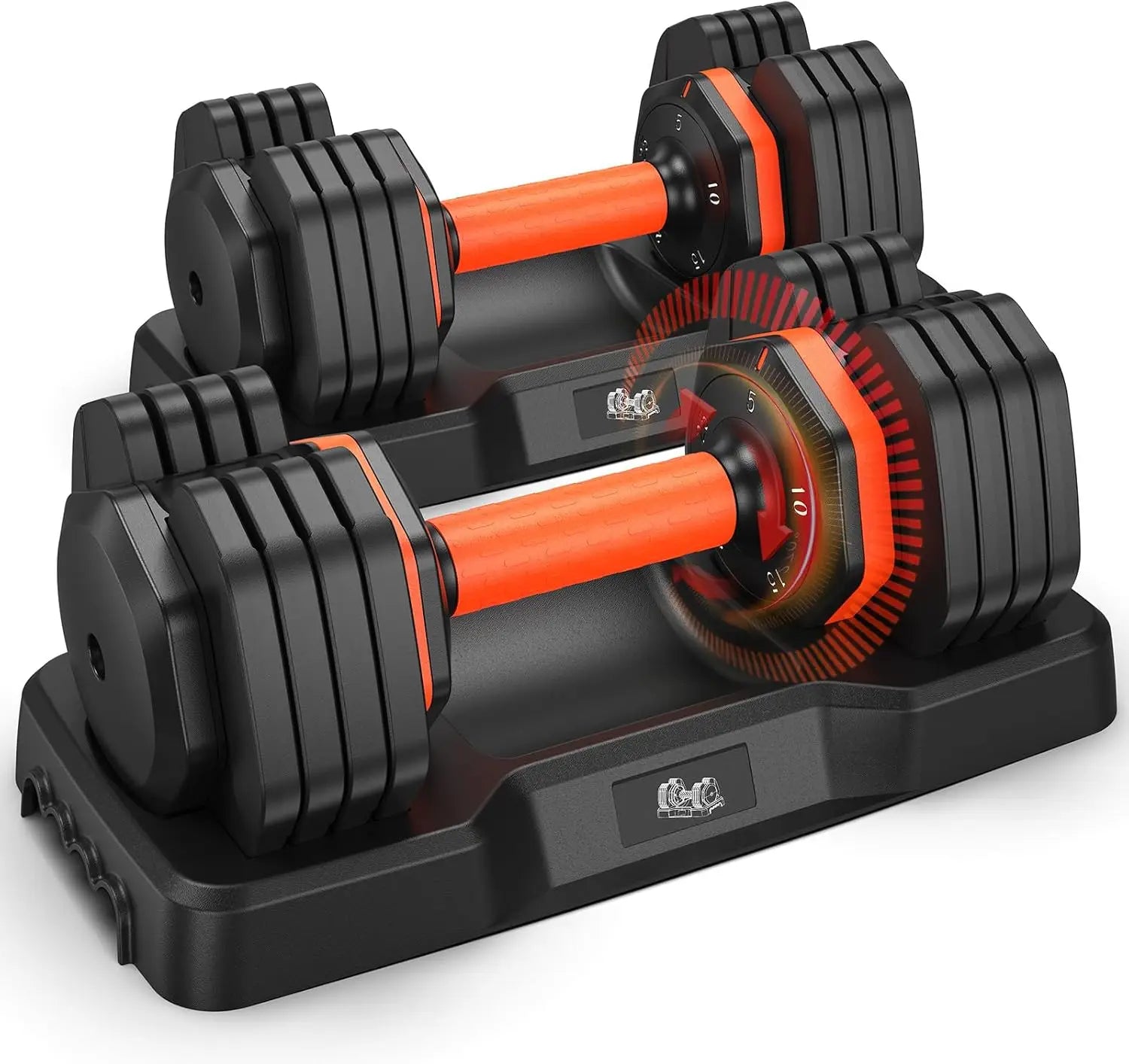 Adjustable Dumbbell Set – 25LB with Anti-Slip Handle