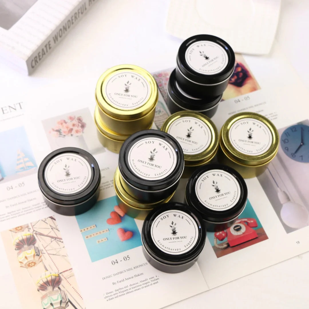 Romantic Scented Candle – Transparent Aromatic Jar