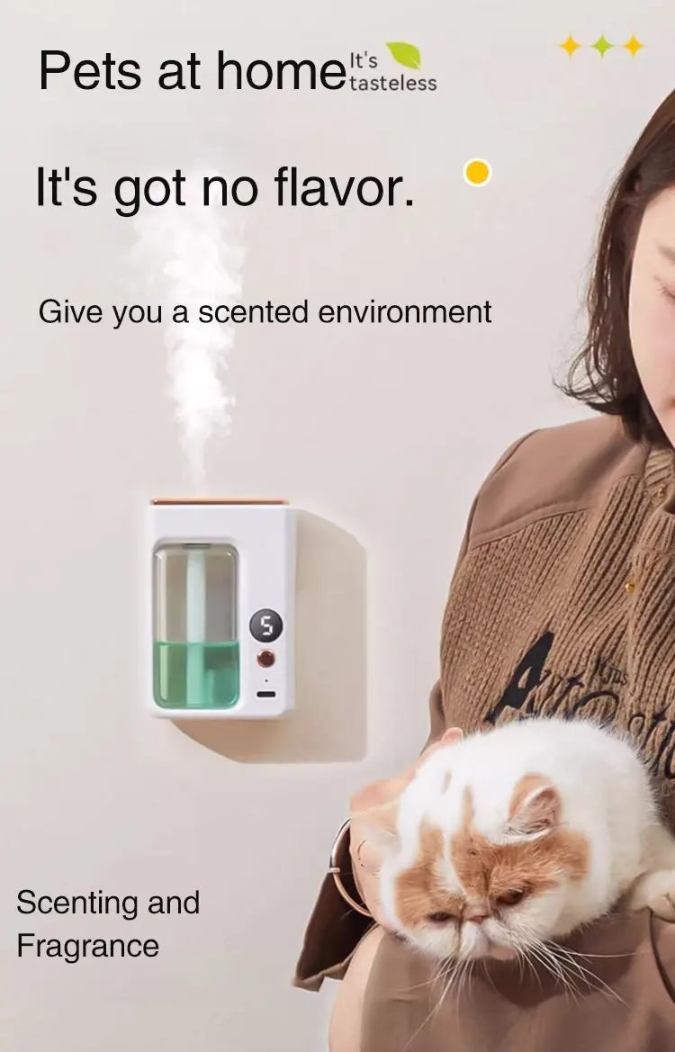 Automatic Car Aroma Diffuser with Display