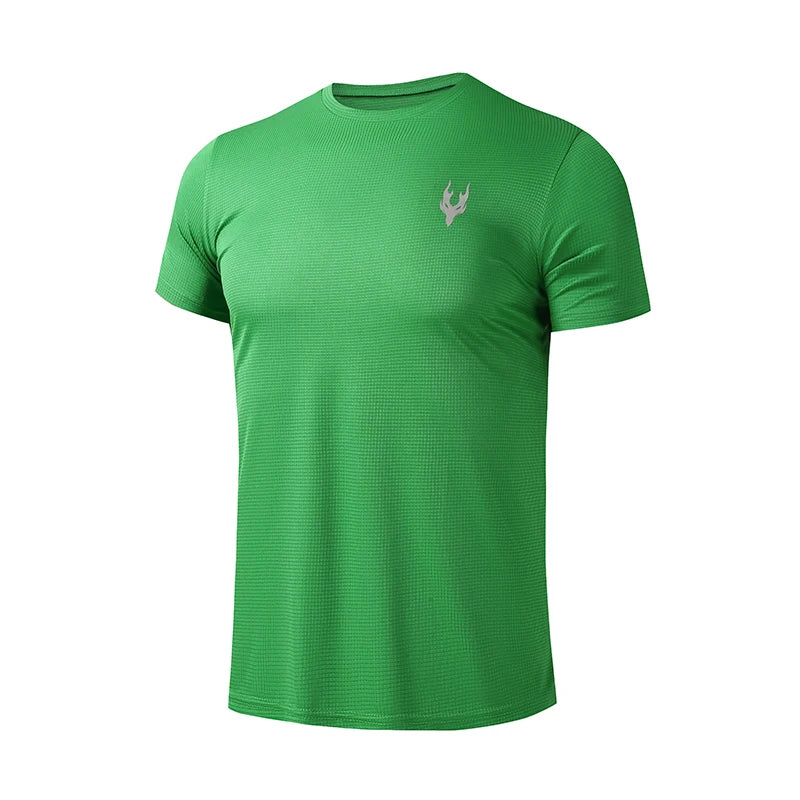 Men’s Quick-Dry Running T-Shirt – Summer Sports & Gym Tee
