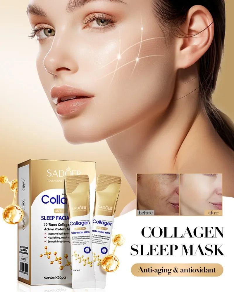 SADOER Collagen Sleeping Face Mask – 30pcs
