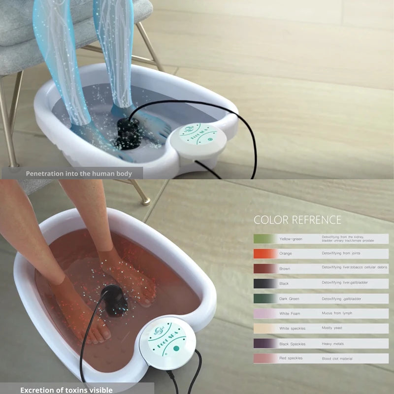 Ionic Detox Foot Bath – Electric Spa & Deep Tissue Massager
