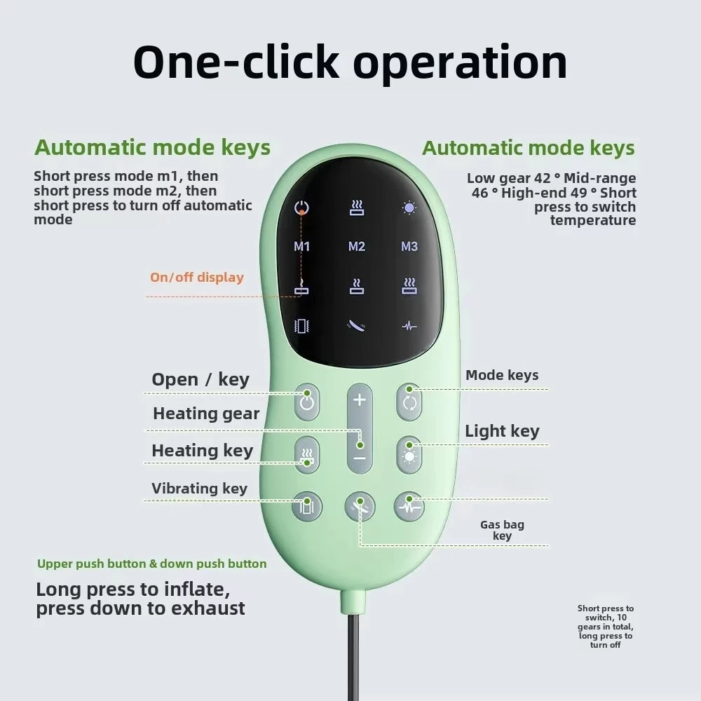 JAIYORL Electric Lumbar Traction Massager – Adjustable Back Support