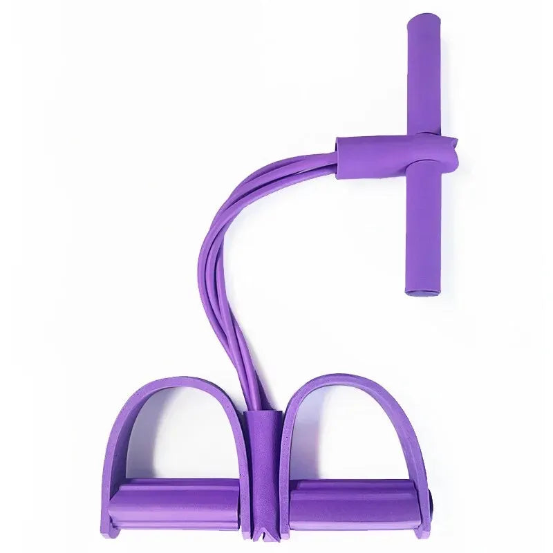 4-Tube Fitness Tensioner – Yoga & Ab Strength Trainer