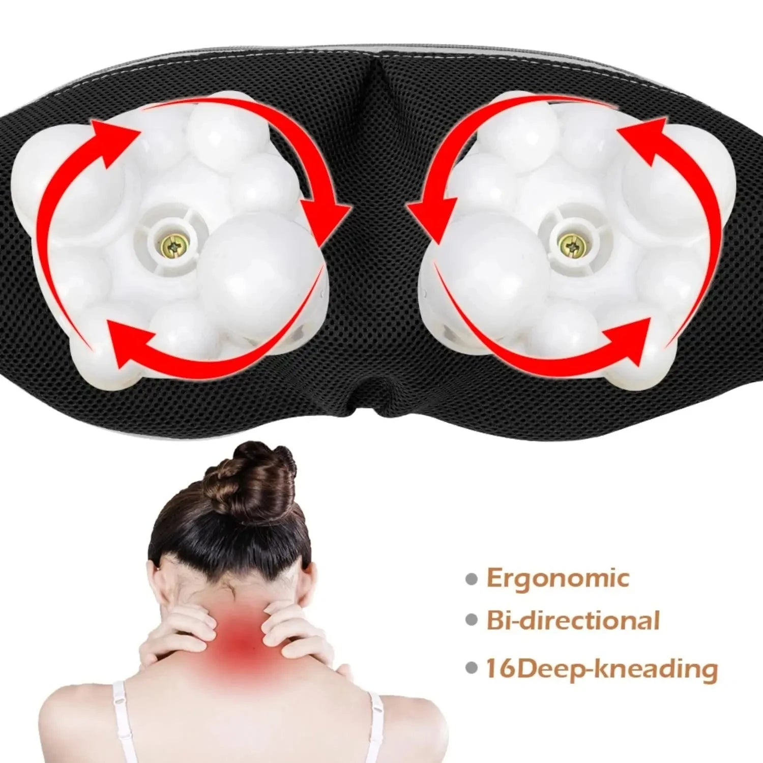 Neck & Body Massager for Car & Home