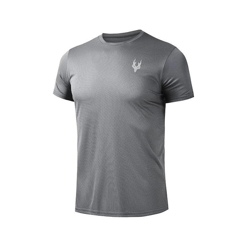Men’s Quick-Dry Running T-Shirt – Summer Sports & Gym Tee