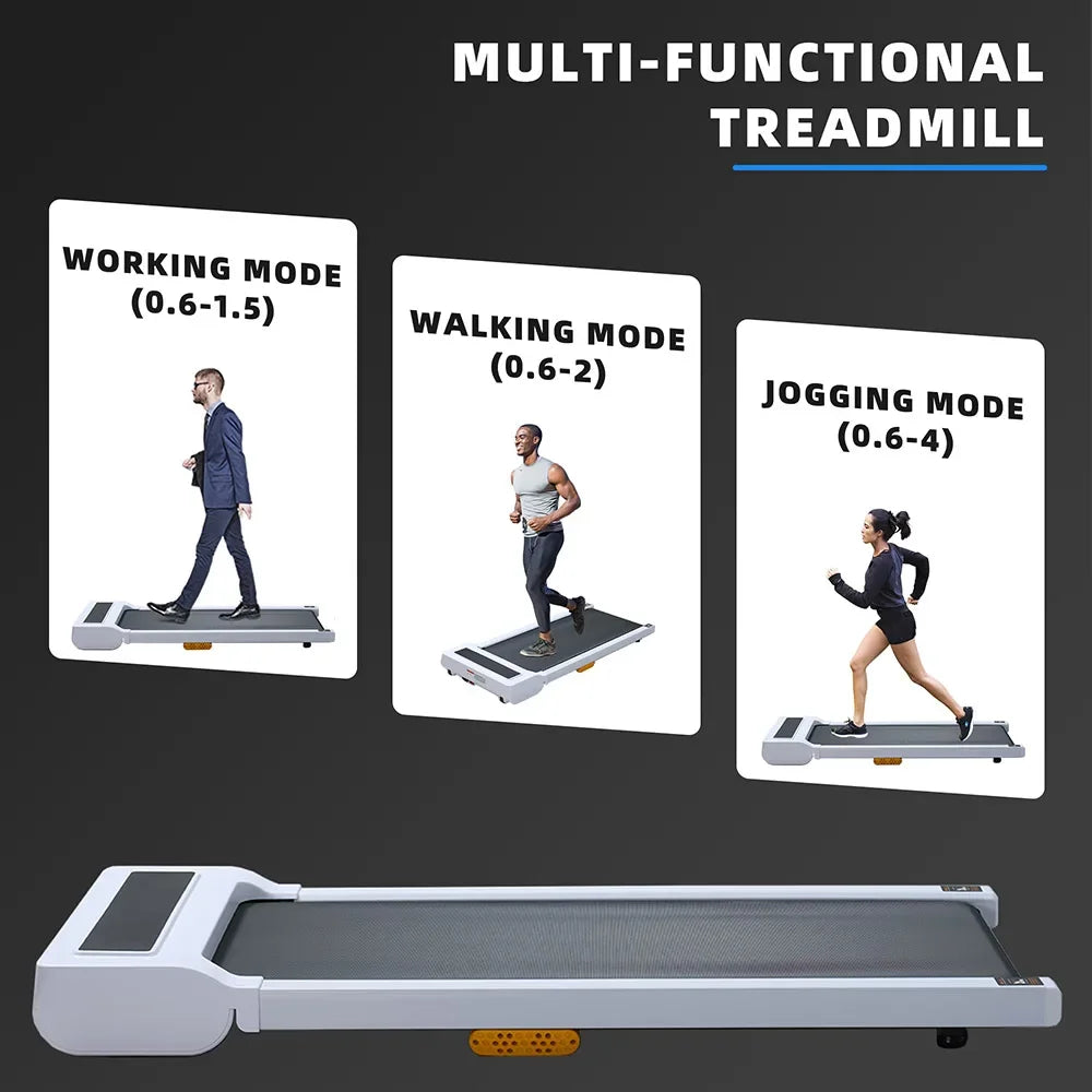High-Efficiency Brushless Motor Treadmill – LED Display, 275lbs Capacity