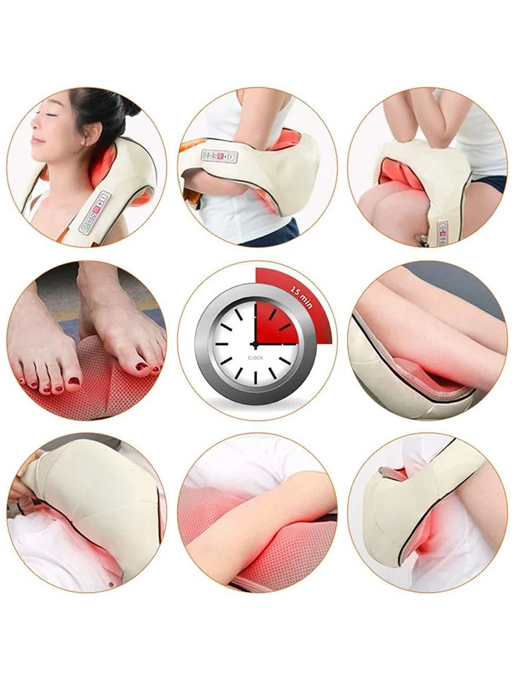 Neck & Body Massager for Car & Home