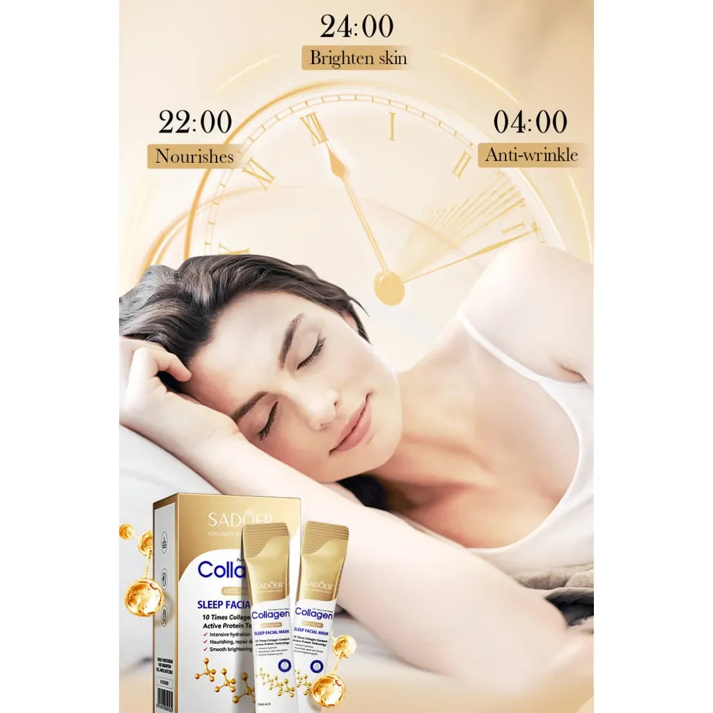 SADOER Collagen Sleeping Face Mask – 30pcs