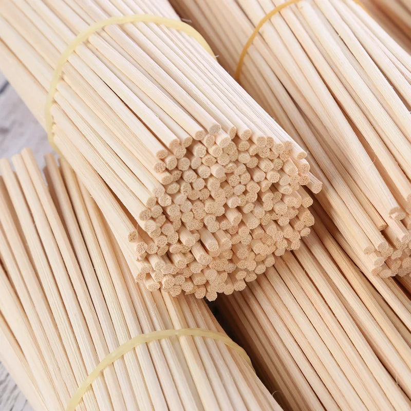 50pcs Natural Rattan Reed Sticks – Aromatherapy Diffuser Refill