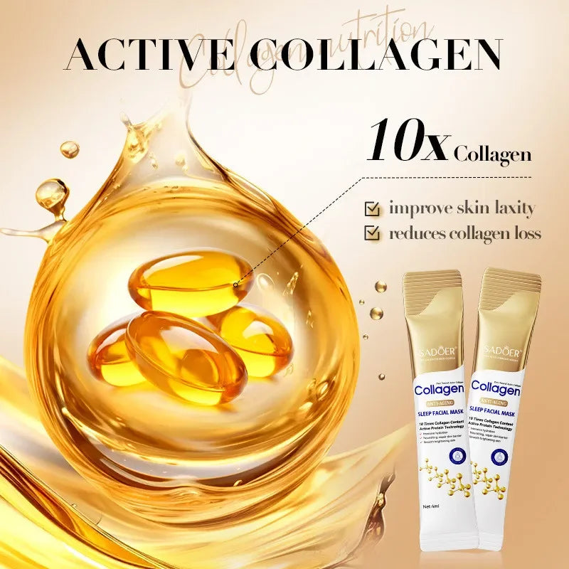 SADOER Collagen Sleeping Face Mask – 30pcs