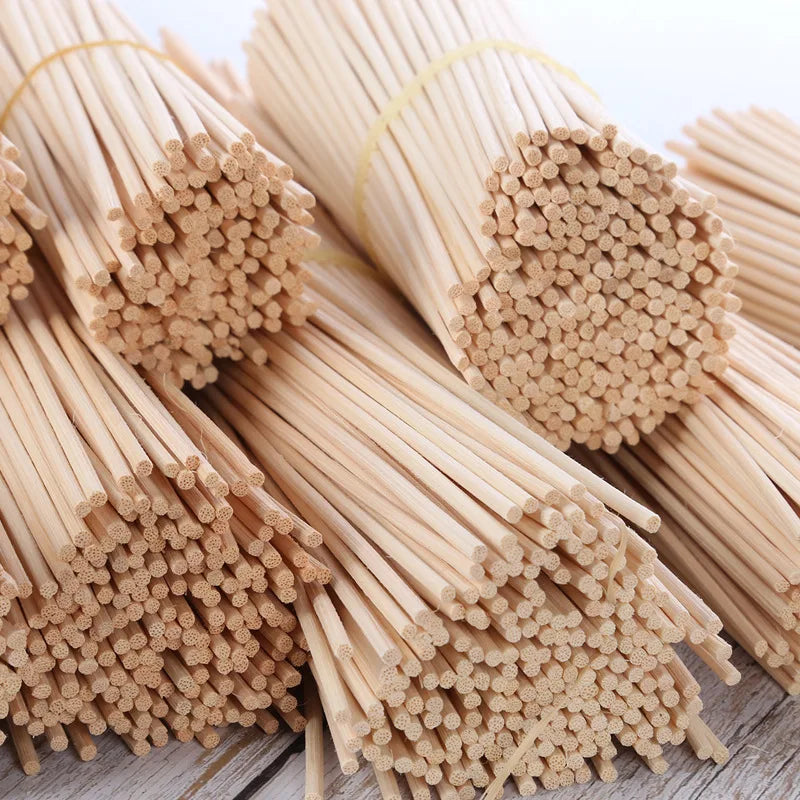 50pcs Natural Rattan Reed Sticks – Aromatherapy Diffuser Refill