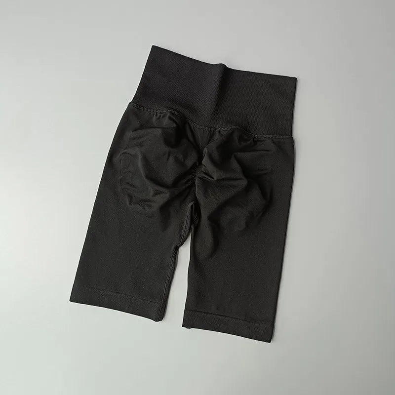 Women’s High-Waist Yoga Shorts – Tummy Control & Hip Lift