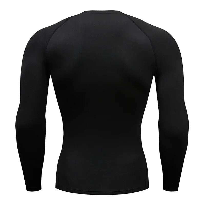 2025 Men’s Long Sleeve Sports T-Shirt – Quick Dry & Breathable
