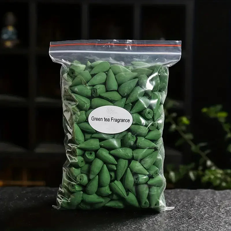 Backflow Incense Cones – Mixed Scents for Yoga & Tea Room