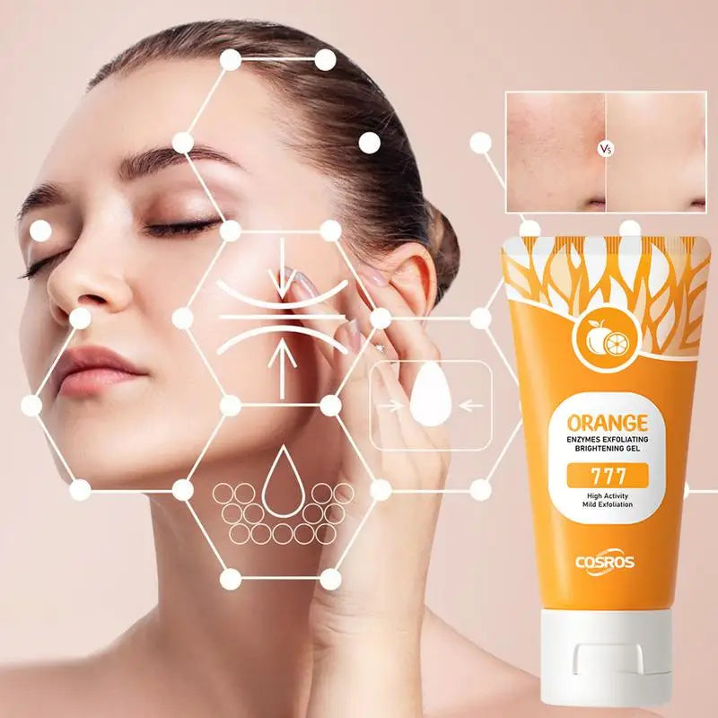 Orange Exfoliating Gel – 50g Gentle Face & Body Scrub