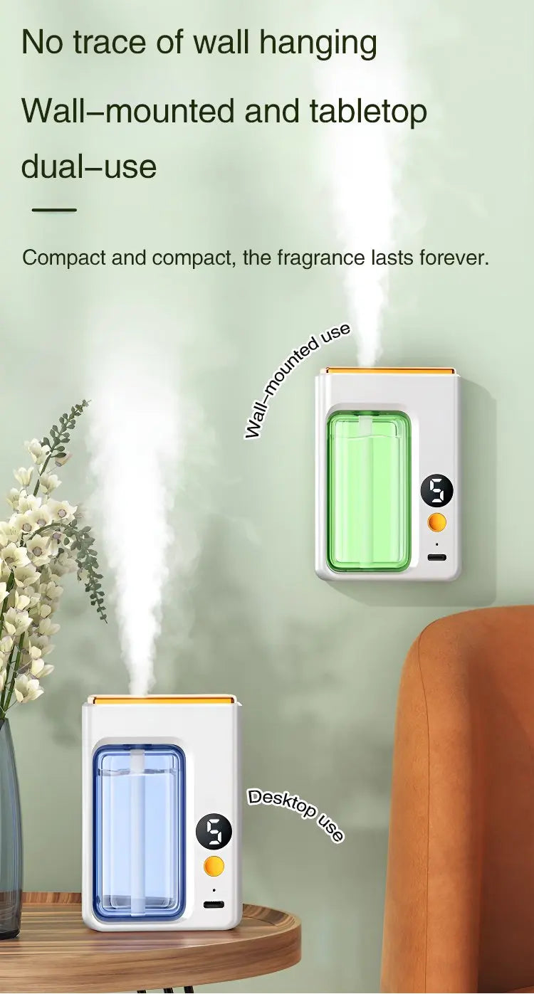 Automatic Car Aroma Diffuser with Display