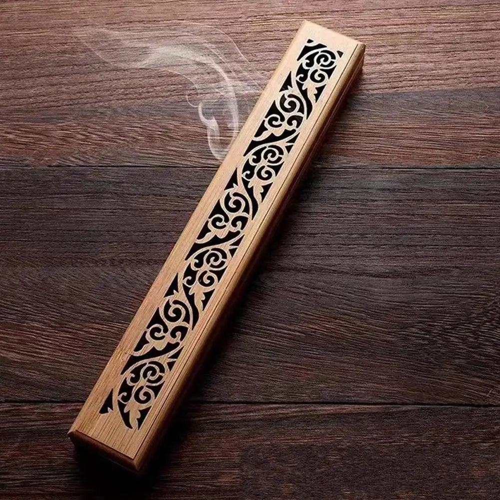 Bamboo Incense Holder – Anti-Ash Japanese Style