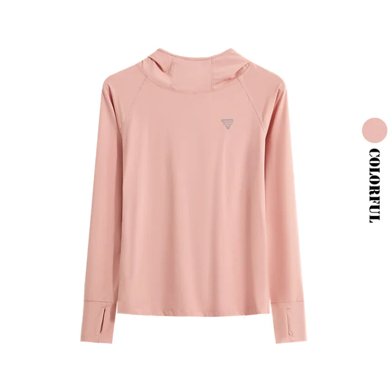 DRUR Women’s Yoga Hoodie – Lightweight Long-Sleeve Fitness Top