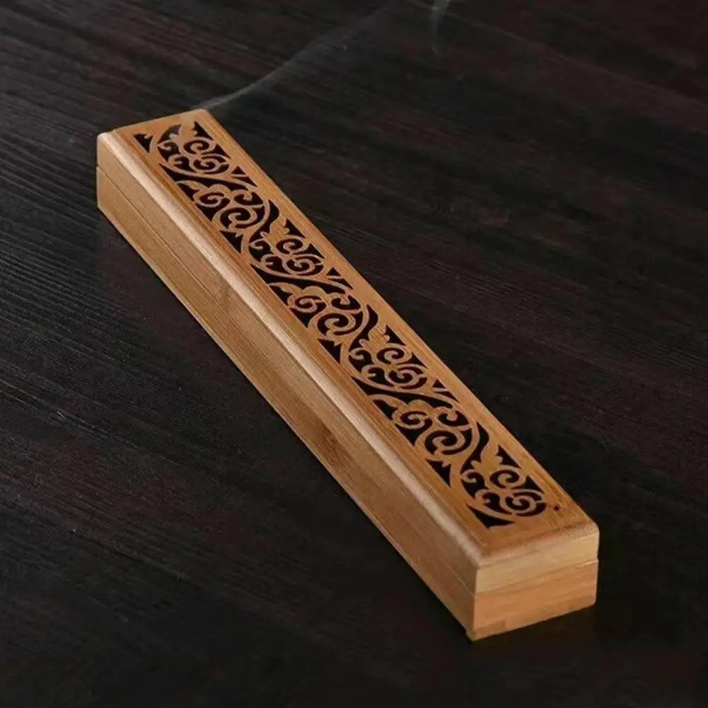 Bamboo Incense Holder – Anti-Ash Japanese Style