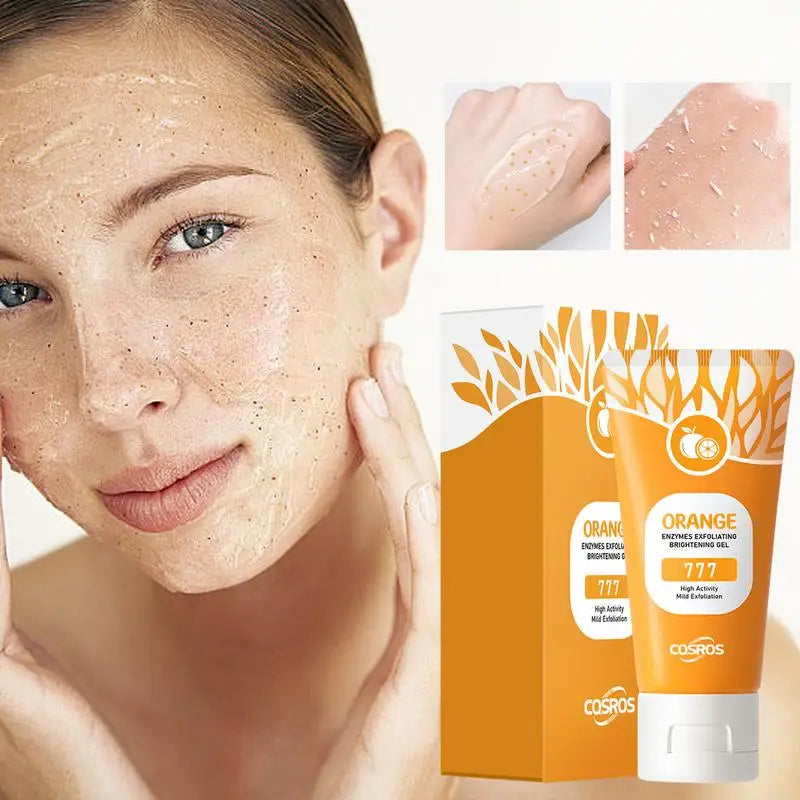 Orange Exfoliating Gel – 50g Gentle Face & Body Scrub