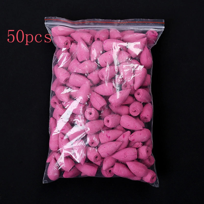 Backflow Incense Cones – Mixed Scents for Yoga & Tea Room