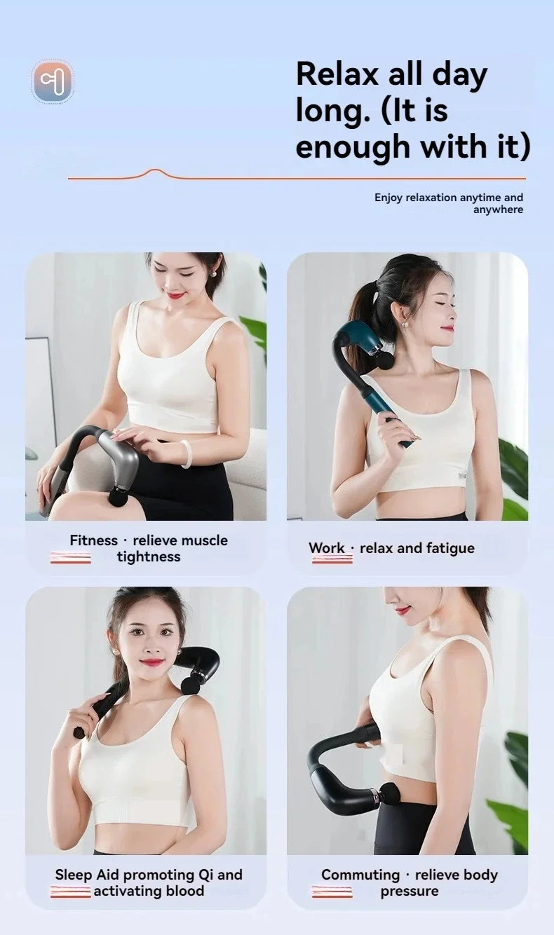 Smart Electric Massage Gun – Handheld Body Massager