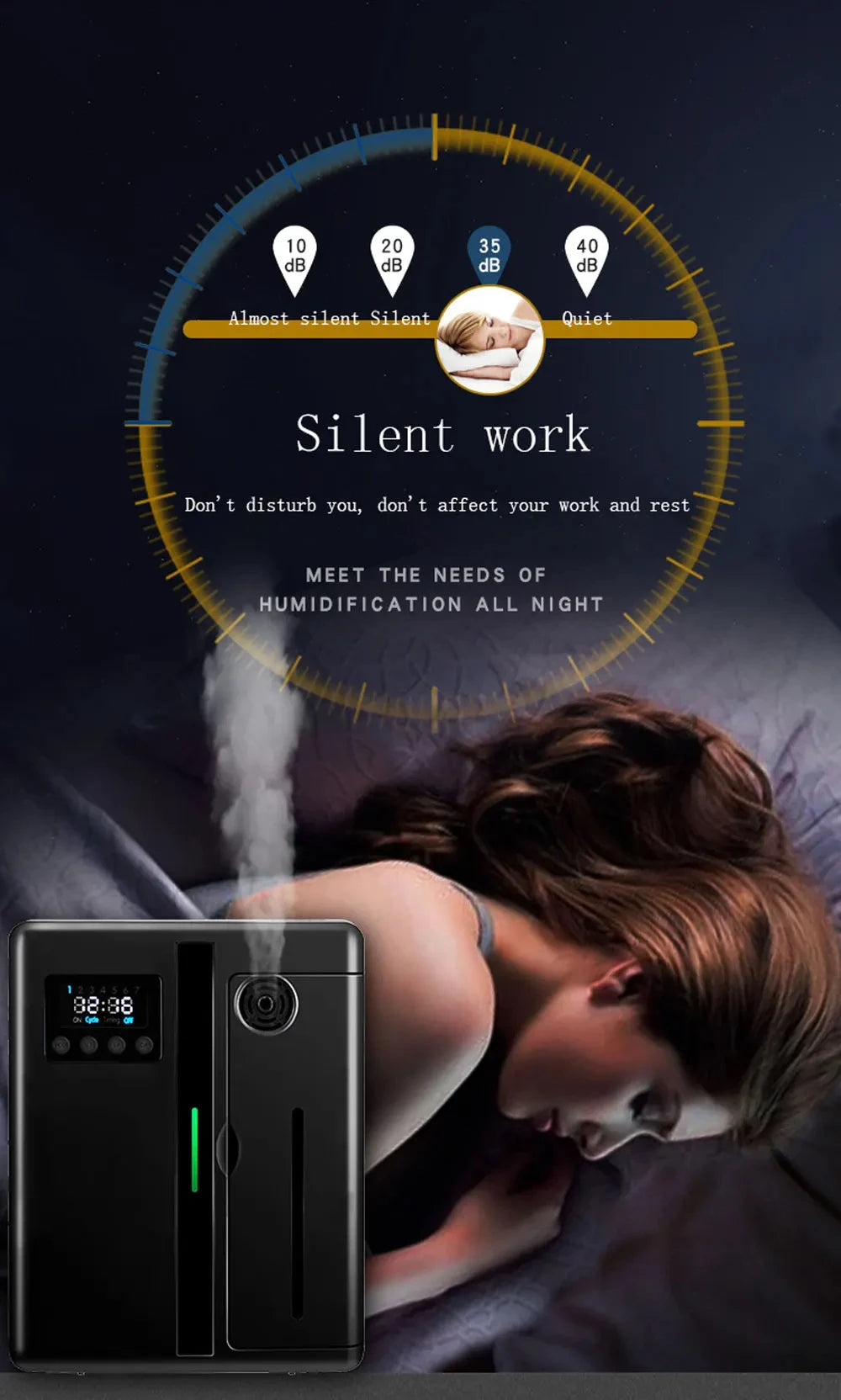 Wall-Mounted Scent Machine – 160ML Aroma Diffuser