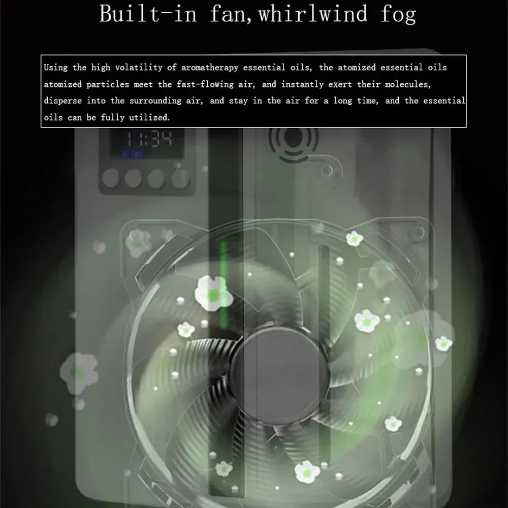 Wall-Mounted Bluetooth Aroma Diffuser – Hotel & Home Air Freshener