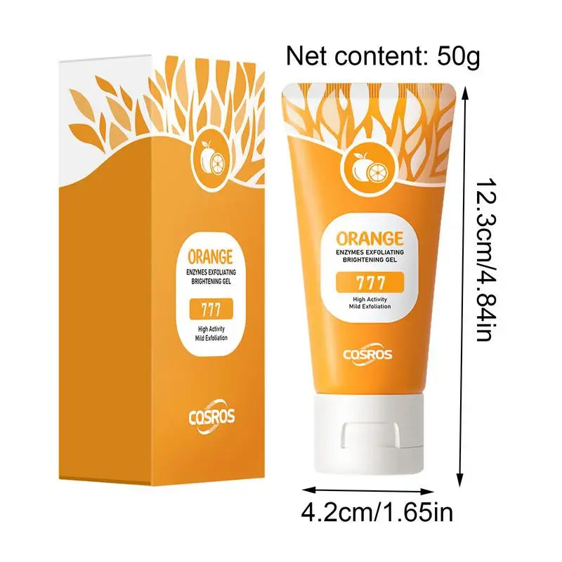 Orange Exfoliating Gel – 50g Gentle Face & Body Scrub