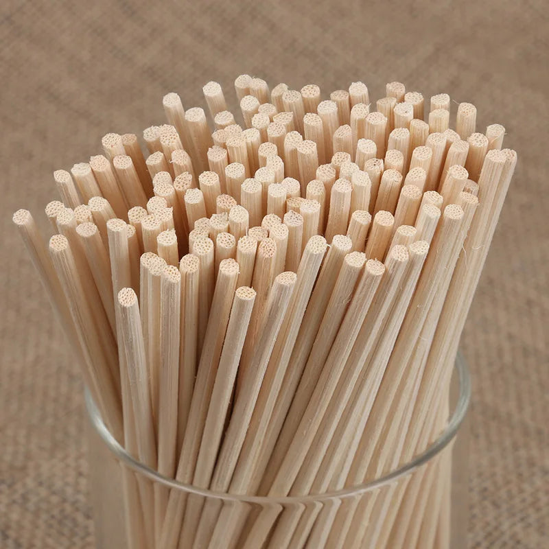 50pcs Natural Rattan Reed Sticks – Aromatherapy Diffuser Refill